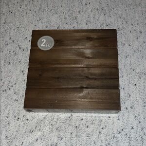2-Pack Wooden Plaques